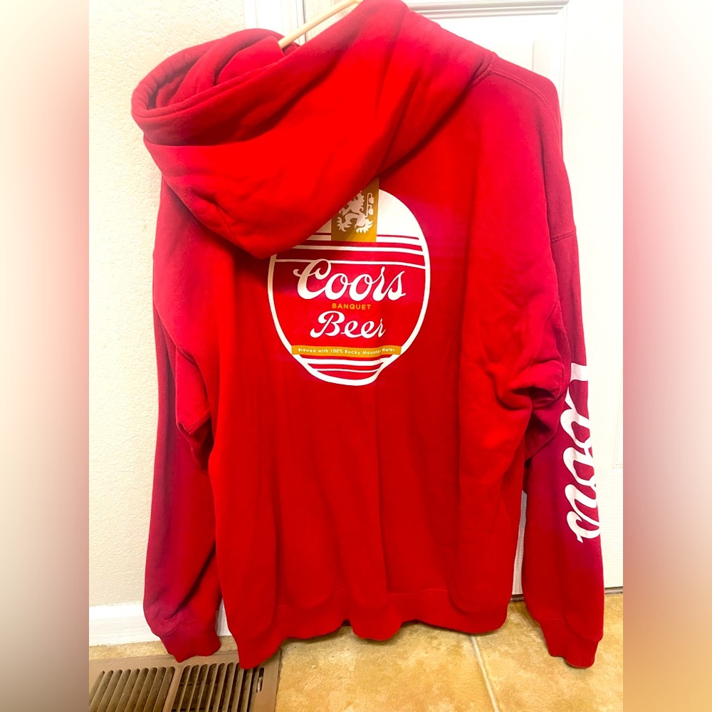 XL Coors hoodie